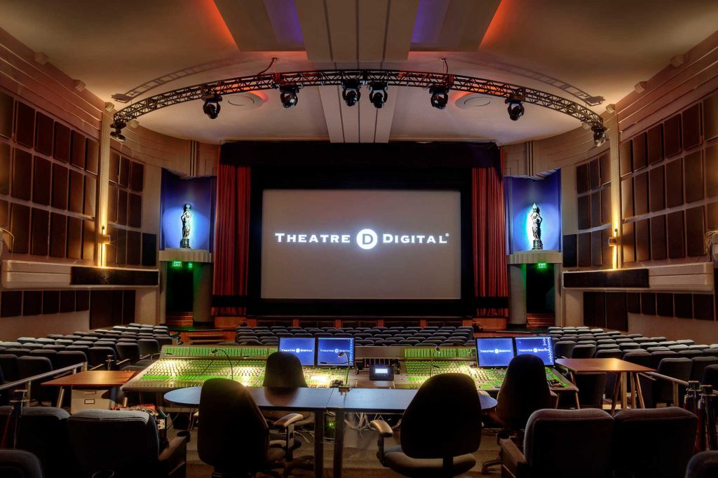 An image of the Royal Theatre mixing studio.